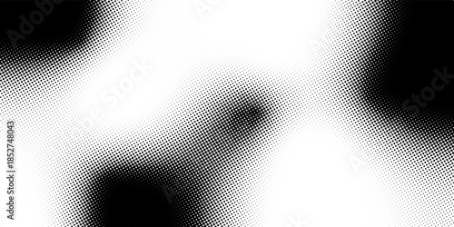 Abstract grey wave dotted line background. Gray dynamic dash stripe texture. Warped and curved lines wallpaper for tech design template, presentation, brochure, leaflet, booklet. Vector backdrop