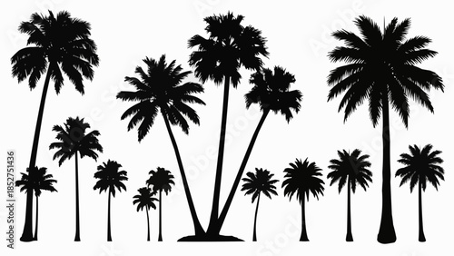 palm tree silhouettes