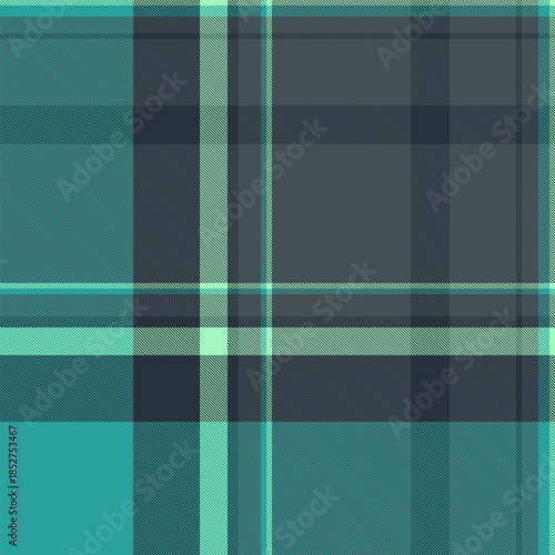 Seamless tartan textile pattern provides rhythmic intersections and geometric clarity. Suitable for clothing mockups, interior design visuals, and professional branding.