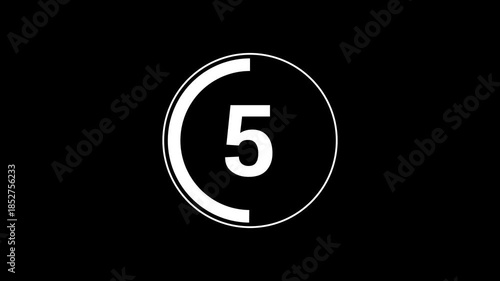 simple countdown timer 10 to 0 4k
