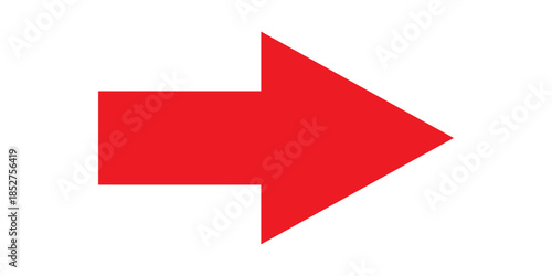 Red Color Right Direction Arrow. This a symble of right Side Indicator.	
