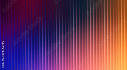 Canvas Print Invoice illustration of vibrant gradient background with colorful vertical lines