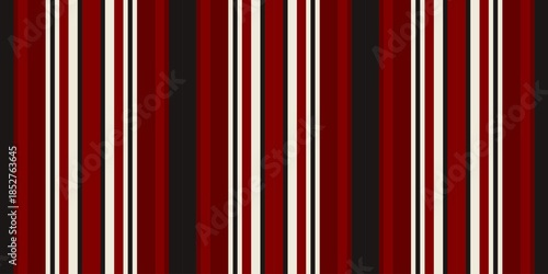 Sleek vertical stripes in rich burgundy, offwhite, and black create a sophisticated, modern pattern.