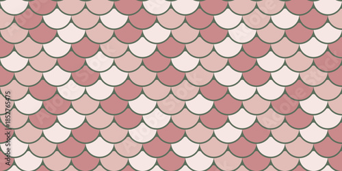 Elegant seamless pattern featuring delicate, overlapping scales in soft pink hues.  Perfect for website backgrounds, textile designs, or feminine branding.