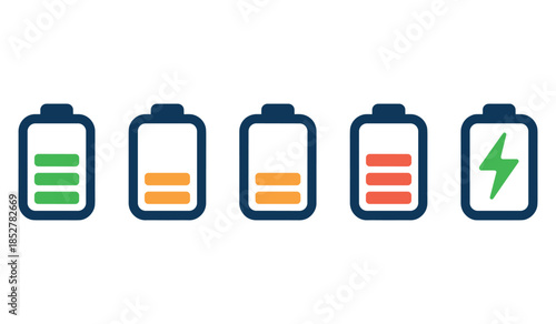 Battery charging stages from empty to full battery, charging, stages, empty, full, charge