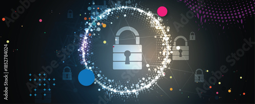 Future cyber technology web services for business and internet project.