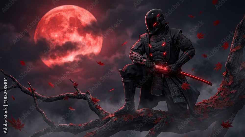 Fototapeta premium soldier with a gun
