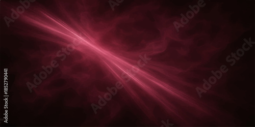 Abstract red glowing background with lines and rays