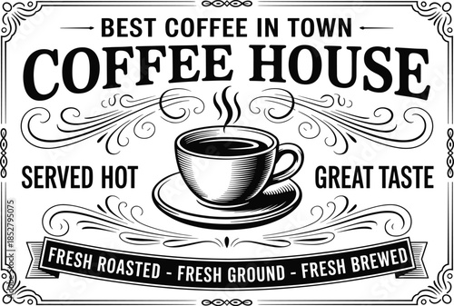 Vintage Coffee Sign