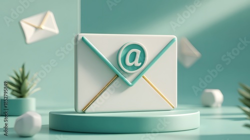 Email communication concept supports modern email notification,
Digital messaging icon represents online contact symbol,
Business email marketing improves online communication platform