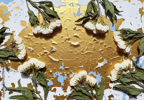 Gilded Bloom: Fading Glory