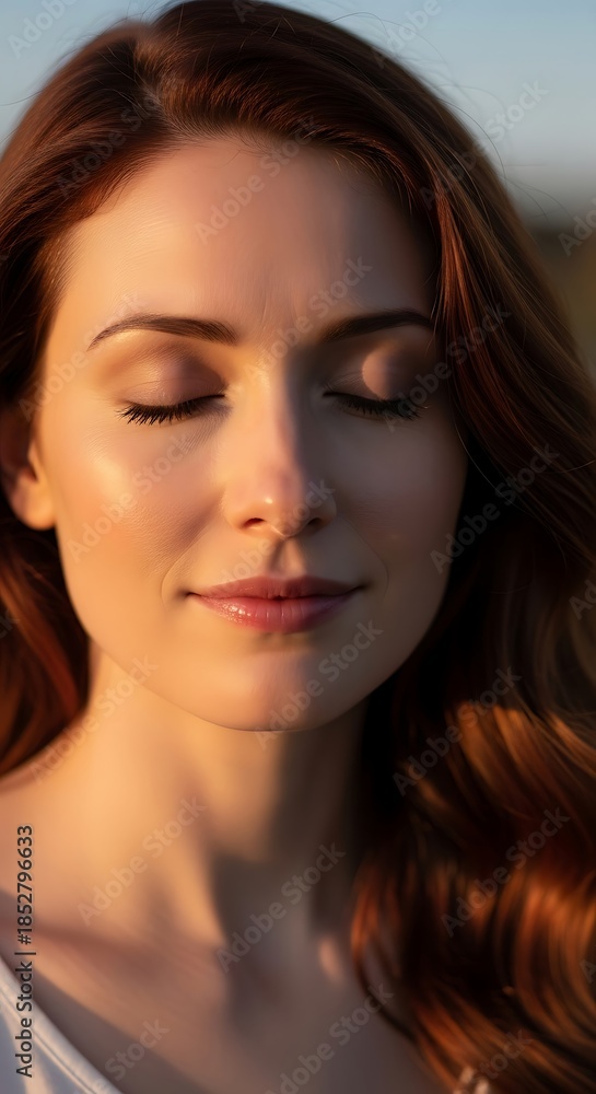 Fototapeta premium Golden Hour Serenity
