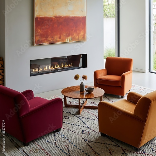 Fireside Solace: A Warm Embrace