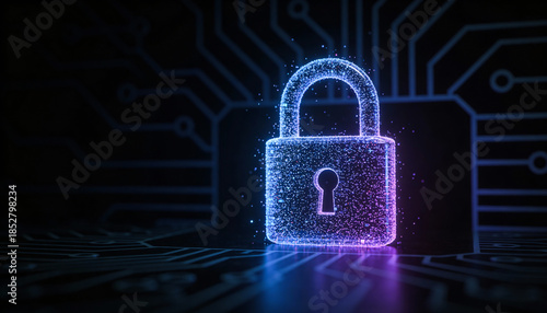 Cyber security network. Padlock icon and internet technology networking. Businessman protecting data personal information on tablet and virtual interface. Data protection privacy concept. GDPR. EU.