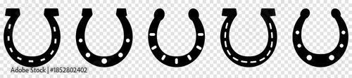 Horseshoe icon set