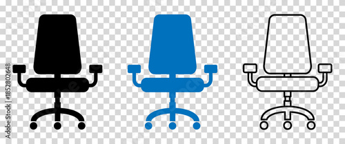 Office chair icons
