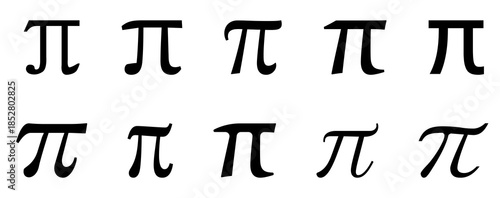 Pi symbol set