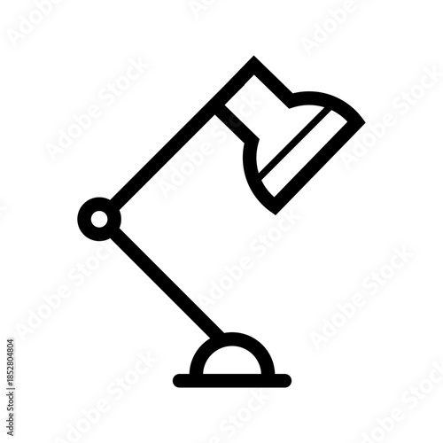 Lamp icon vector image. Suitable for mobile apps, web apps and print media.