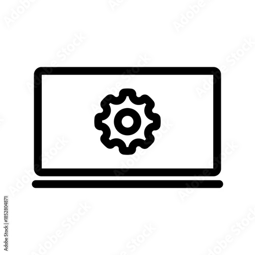 Settings icon vector image. Suitable for mobile apps, web apps and print media.