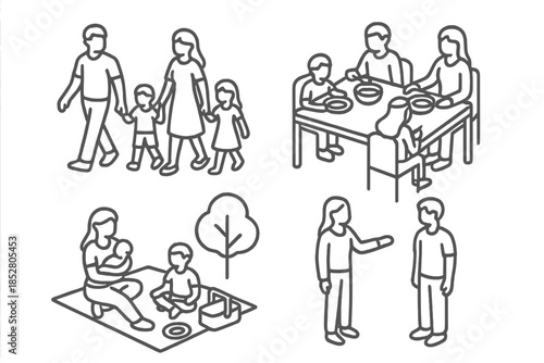 Family Activities Icons