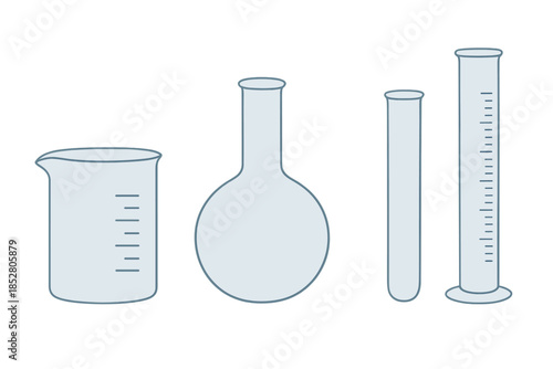 Set of Laboratory Glassware