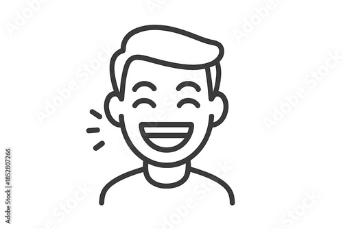 Man Laughing Icon