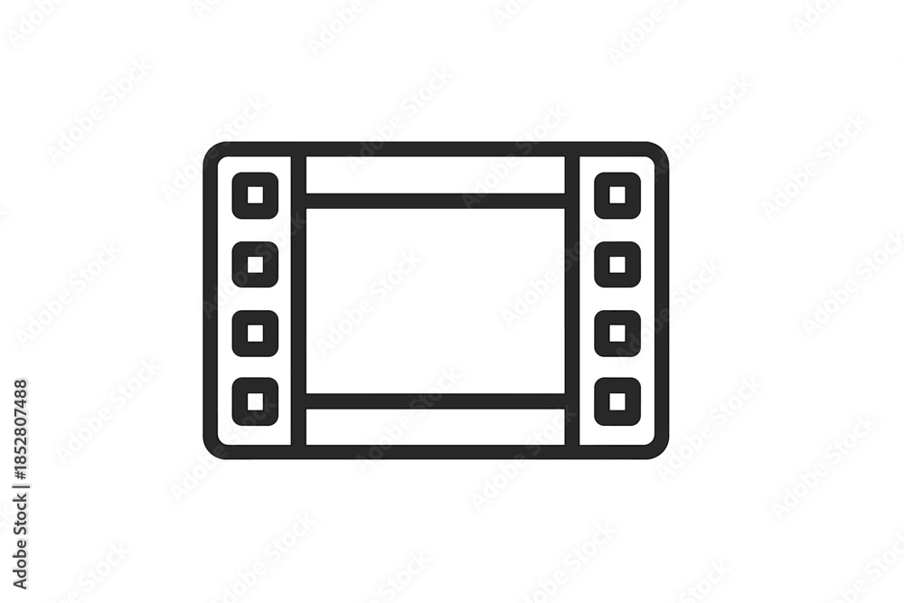 Fototapeta premium Film strip icon