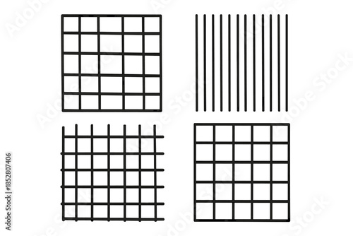 Four Grids of Various Sizes and Orientations