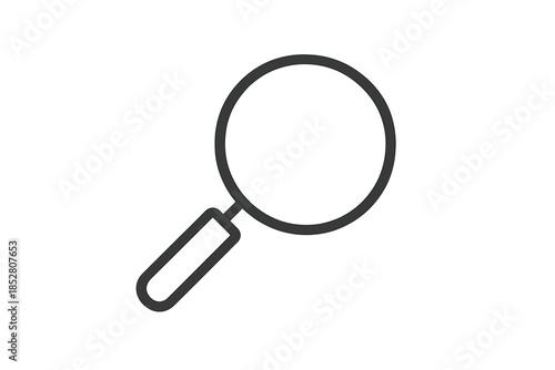 Magnifying glass icon on a gradient background
