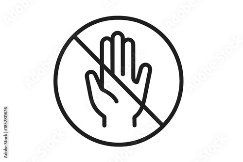 No Touching Icon