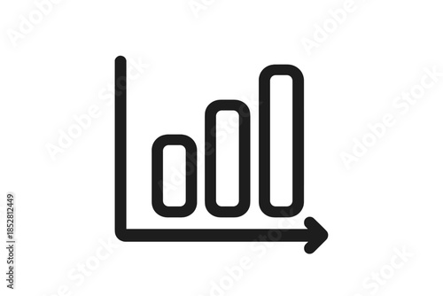 Bar Chart with Upward Trend