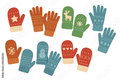 Collection of Cozy Winter Mittens