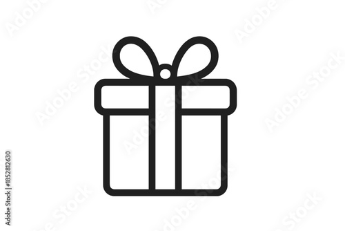 Gift box icon on a gradient background