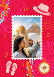 Romantic Egyptian Adventure: Couple at Sphinx and Pyramids