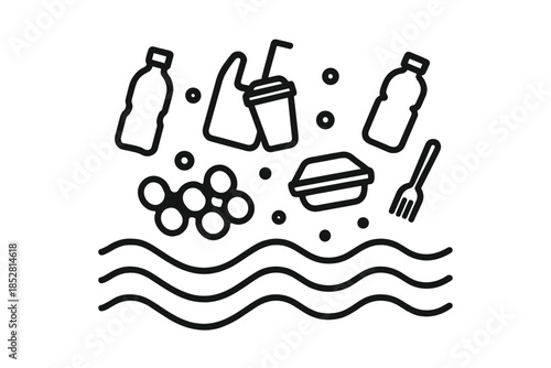 Plastic pollution in the ocean