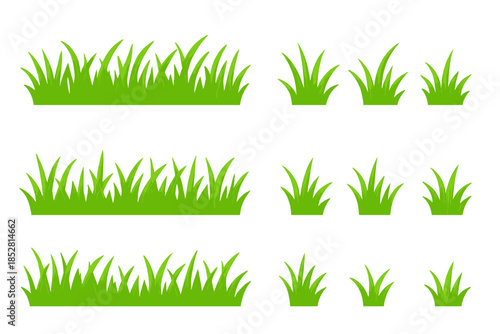 Green Grass Bunches