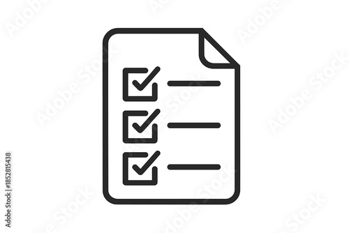 Checklist Icon on Gradient Background