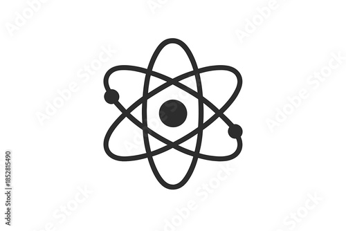 Atomic structure graphic