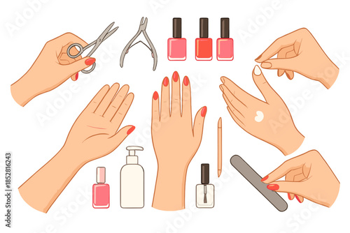 Nail Care and Manicure Process