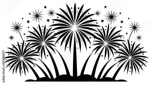 Celebratory fireworks display