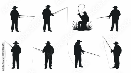 silhouettes of people