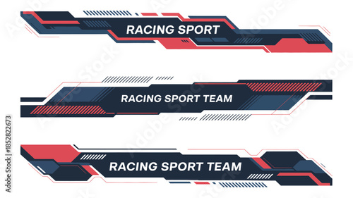 Racing stripe vector collection, featuring car race line stickers, sport decals, vinyl elements, and bold automotive decorations, perfect for high-speed vehicle graphics, dynamic motorsport designs, a