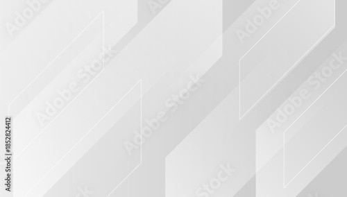 Abstract background with light gray geometric layers and subtle gradient creating clean modern corporate style.