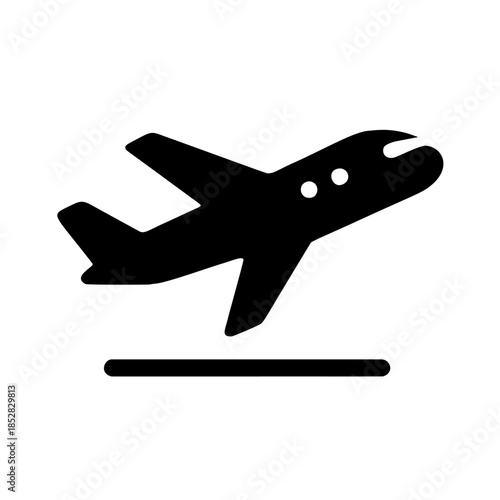 Icon Airplane taking off