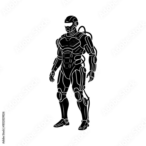 Advanced cybernetic warrior