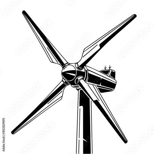Wind turbine generating renewable energy