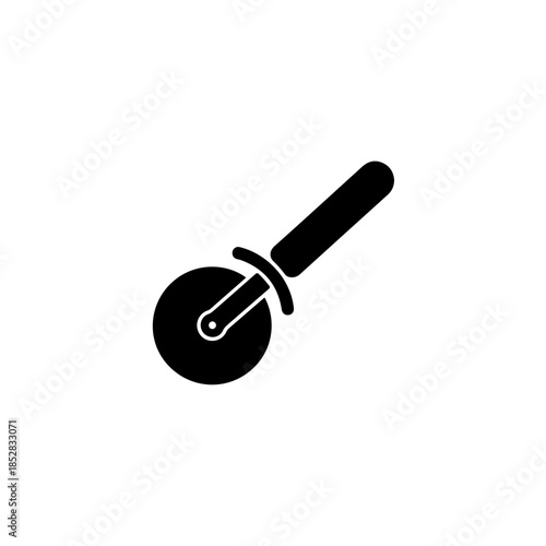 Pizza cutter icon isolated on transparent background