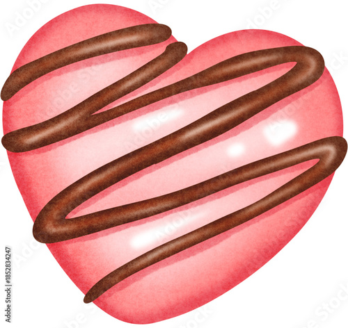 Valentine’s Day Hand Drawn Love Elements, Romantic Cute Clip Art PNG