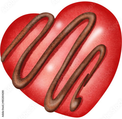 Valentine’s Day Hand Drawn Love Elements, Romantic Cute Clip Art PNG