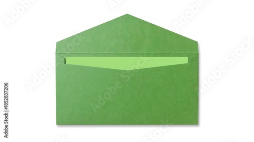 Envelope opening card reveal - green